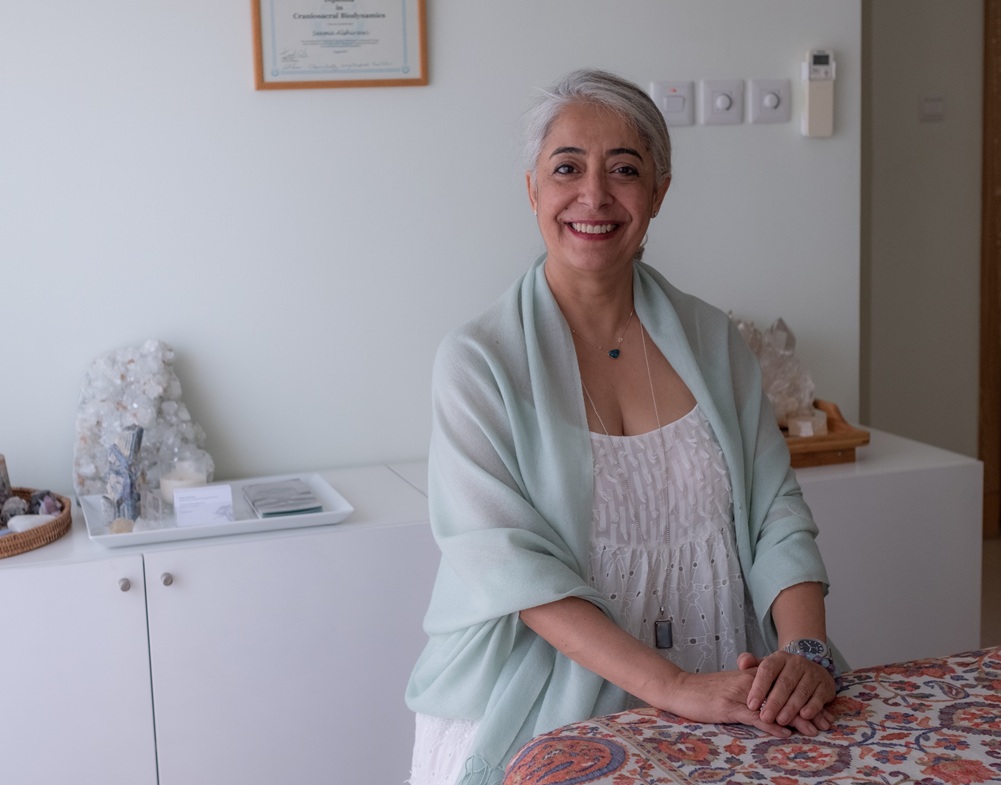 Seema Al-Shirawi, Biodynamic Craniosacral therapist at Back on the Move